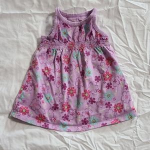 jumping beans purple flowery tunic, 3T